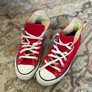 Red Converse High Tops